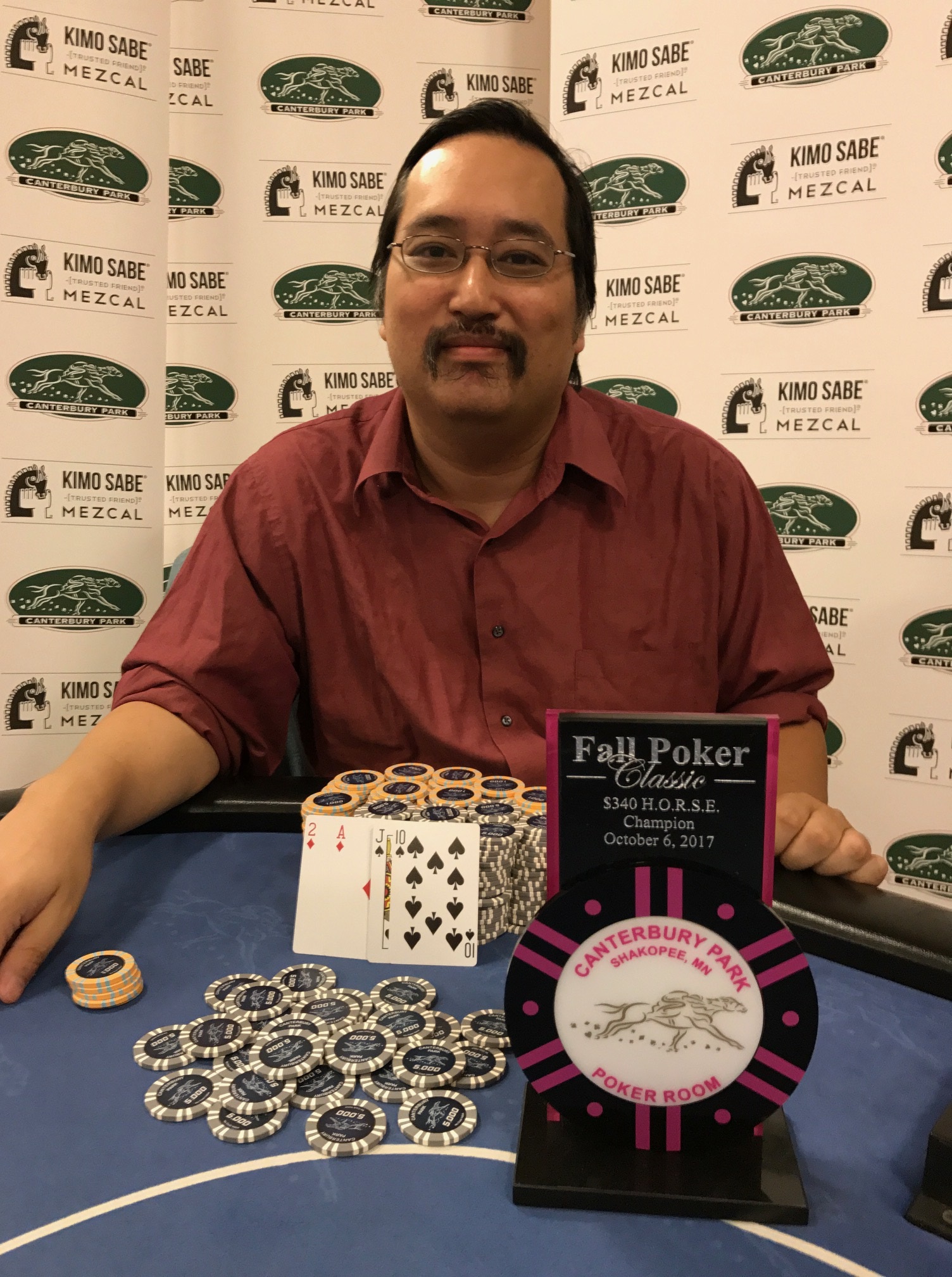 Anthony DeJesus Horse winner event 7
