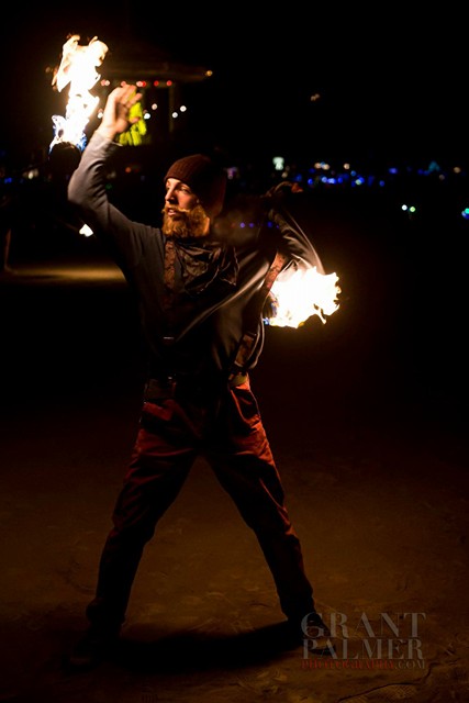 Fire dancer Lewis Kelly will perform during Extreme Horse Skijoring at Canterbury Park on Saturday, Feb. 17.