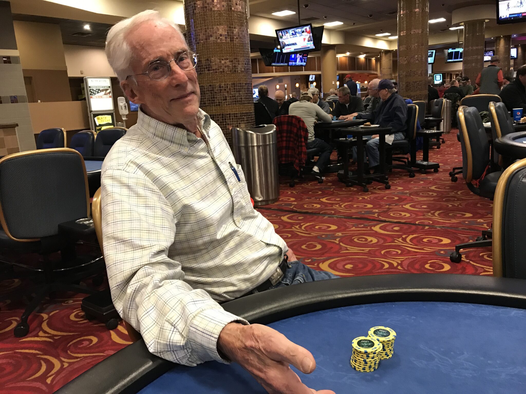 Veterans Play Free in Poker Tournament Canterbury Park