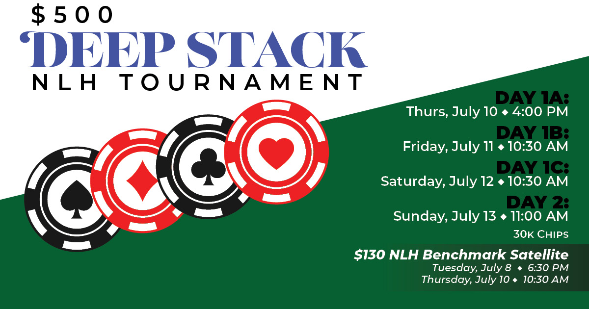 $500 Deep Stack NLH