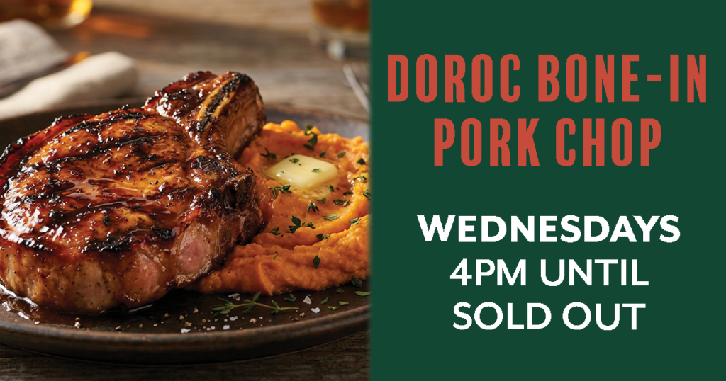 Duroc Bone-In Pork Chop Special