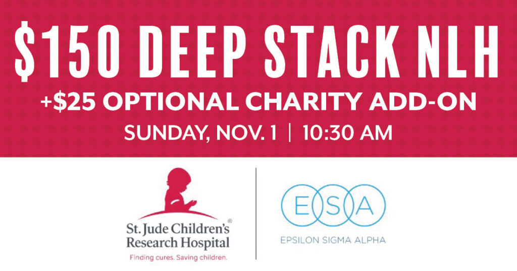 $150 NLH+$25 for St. Jude Children's Research Hospital & ESA