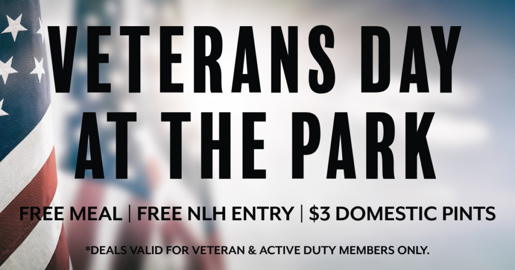 VETERANS DAY AT THE PARK